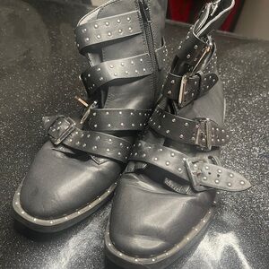 Studded Ankle Boots